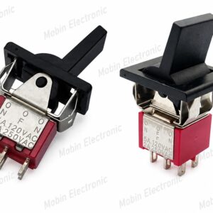 کلید چکشی سه حالته شش پین دسته پلاستیکی RLS-203